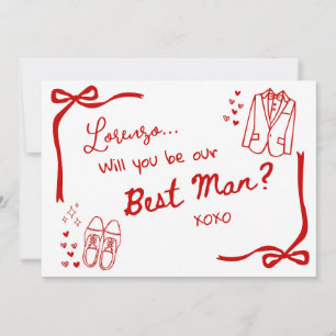 Serez-vous notre invitation de témoin de mariage