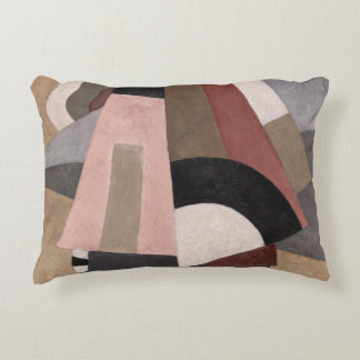 Serge Charchoune Compositie Cubistisch Aardtint Accent Kussen
