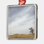 Sergeant biedt veiligheid metalen ornament (Links)