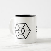 Sergeant (+) / Black 325 ml Two-Tone Mok (Voorkant links)