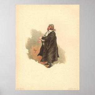 Sergeant Buzfuz van Kyd Dickens The Pickwick Paper Poster