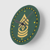 Sergeant Clock Ronde Klok (Hoek)