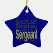 Sergeant Extraordinaire Keramisch Ornament (Achterkant)