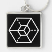 Sergeant (-) / Grote (5,1 cm) Premium Key Ring Sleutelhanger (Voorkant)