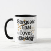 Sergeant houdt van bakken mok (Links)