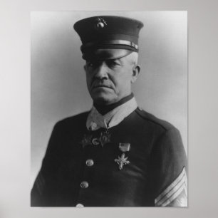 Sergeant-majoor Dan Daly Poster