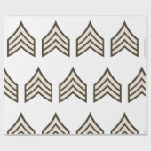 Sergeant-rang Cadeaupapier (Vlak)