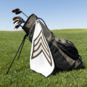 Sergeant-rang Golfhanddoek (Groen)