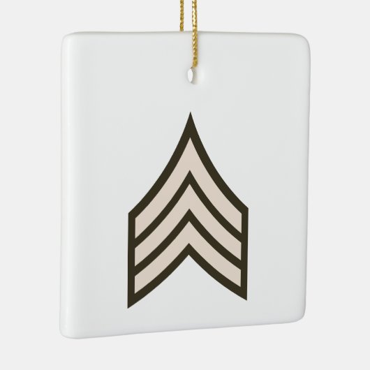 Sergeant-rang Keramisch Ornament (Rechts)