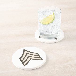 Sergeant-rang Zandsteen Onderzetter