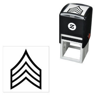 Sergeant-rang Zelfinktende Stempel