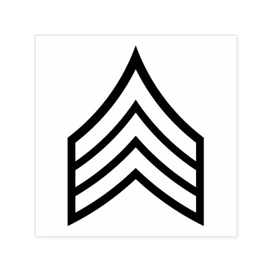 Sergeant-rang Zelfinktende Stempel (Design)