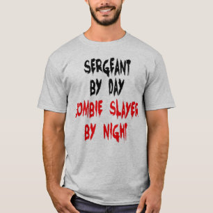 Sergeant Zombie Joke T-shirt