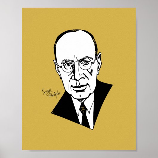 Sergei Prokofiev Poster (Voorkant)