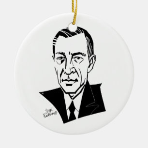 Sergei Rachmaninoff Keramisch Ornament