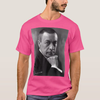 Sergei Rachmaninov - Portret van een componist met T-shirt
