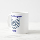 Sergent technique de l'USAF Insignia Coffee Mug (Devant gauche)