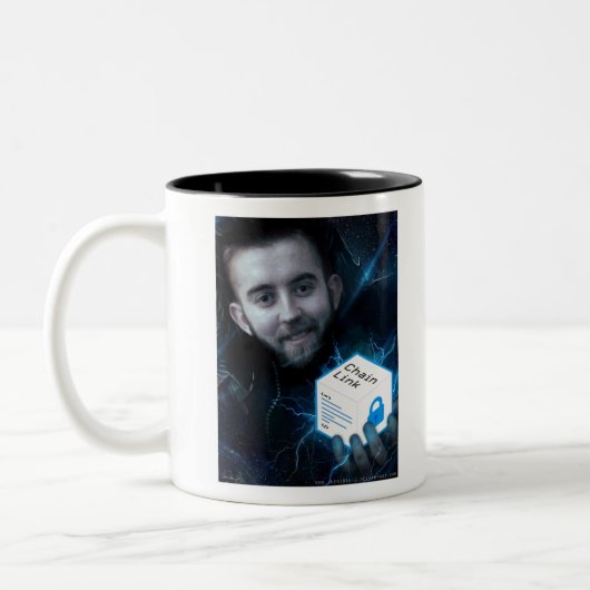 sergey nazarov tweekleurige koffiemok (Links)