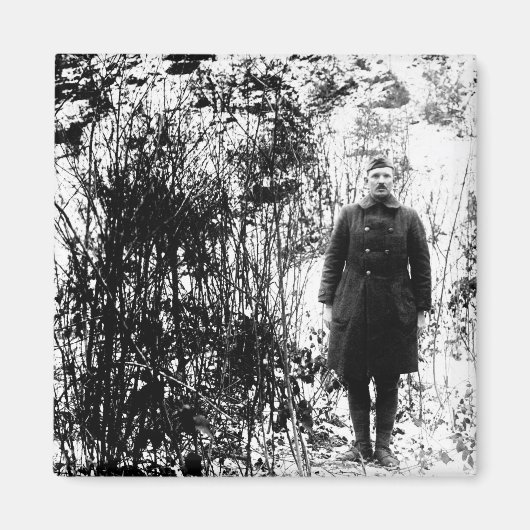 Sergt. Alvin C. York, 328th Infantry_War Afbeeldin Magneet (Voorkant)
