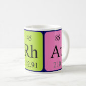 Serhat tasse de nom de table périodique (Devant droit)