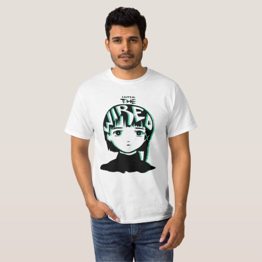 Serial experiment Lain T-shirt (Voorkant volledig)