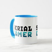 Serial Gamer Funny Geek Mok (Voorkant links)