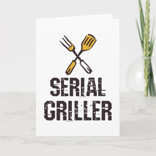 Serial griller Grill BBQ master Grill cutlery Kaart (Voorkant)