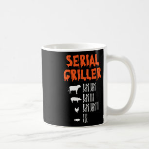 Serial Griller Lazy Halloween Kostuum Grappig BBQ Koffiemok