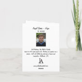 Série Ange - Espoir - Carte de vœux (Dos)