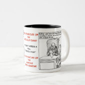 Série de CAprès-MOTS - tasse de Spéc. et de MLLE (Devant droit)