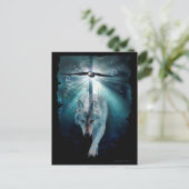 Série de carte postale de faune de LOUP et d'EAGLE (Debout devant)