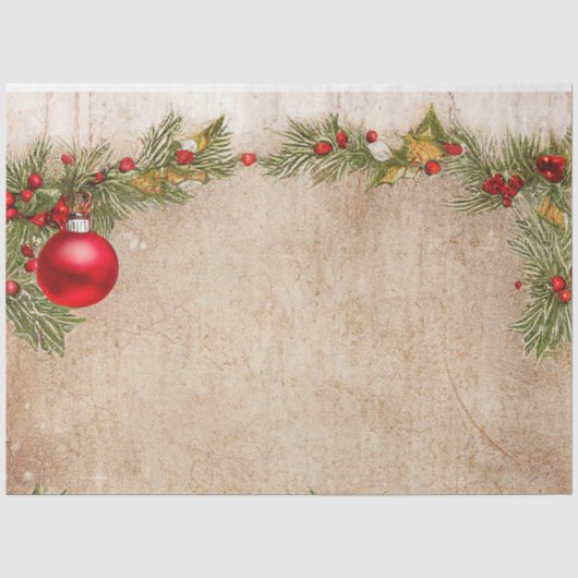 Série de conception de Noël Ole #7 Papier de soie (Recto)