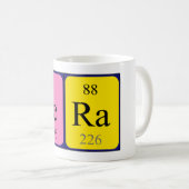 Série de la tasse de nom de table périodique (Devant droit)