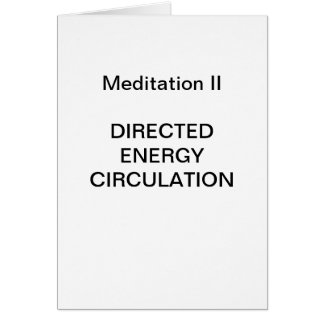 Série de méditation du DK : Méditation II - CARTE