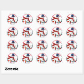 Série de Noël 2 - Stickers Snowman (Feuille)