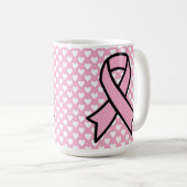 Série de sensibilisation au cancer 15 oz Mug class (Devant droit)