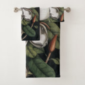 Série De Serviettes De Bain En Fleur De Magnolia V (En situation)