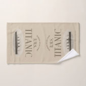 Série de serviettes de toilette Sepia, navire fant (Serviette à main)