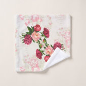 Série de serviettes roses (Gant de toilette)