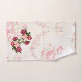 Série de serviettes roses (Serviette à main)