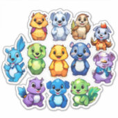 Série de stickers animaliers (Devant)