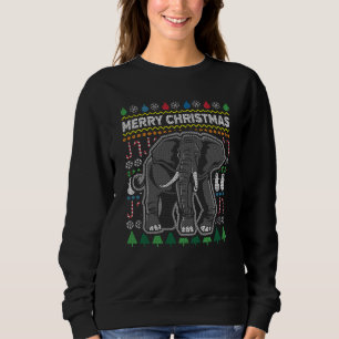 Série d'éléphants de mauvais Sweat de Noël
