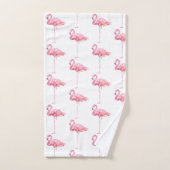 Série Flamant Tendre Design 1 (Serviette à main)