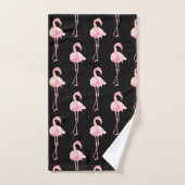 Série Flamant Tendre Design 2 (Serviette à main)