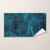 Série Galaxy Turquoise Design 5 (Serviette à main)