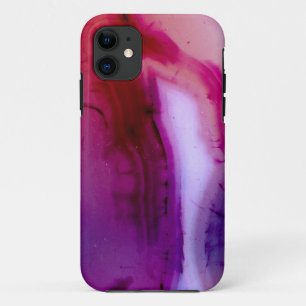 Série Gemstone - Agate en violet avec Coque Quart