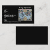 SÉRIE GLOBALE DE CARTE DE VISITE DE CADRE (Devant / Derrière)