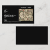 SÉRIE GLOBALE DE CARTE DE VISITE DE CADRE (Devant / Derrière)