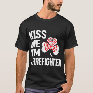 Série Kiss Me (I'm A Firefighter) T-shirt homme