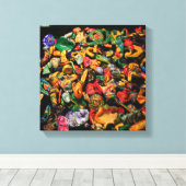 Serie Micromanethiques Miniatuur Micro Objecets C Canvas Afdruk (Insitu (Houten vloer))